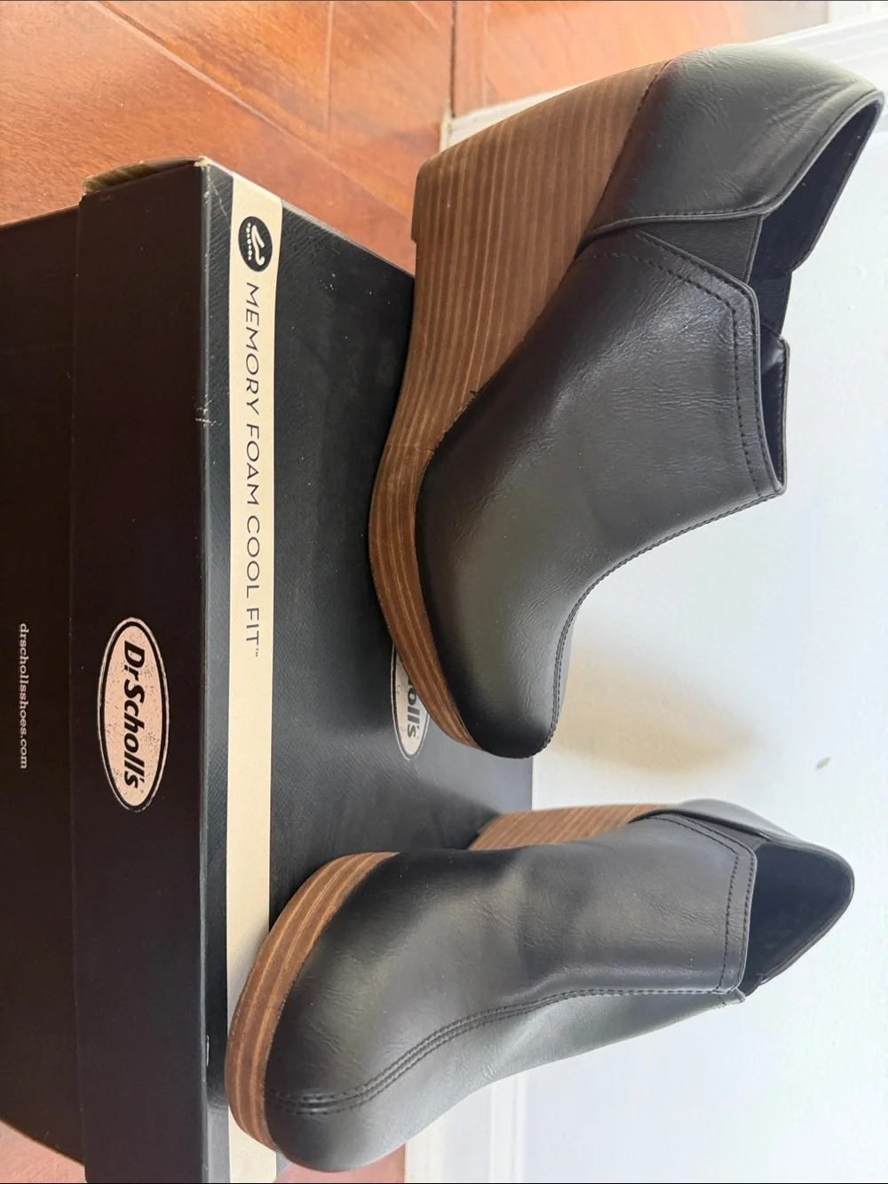 Dr. Scholl's Black Platform Shoe